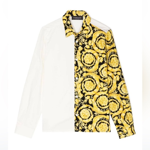 Versace Other - NWT Versace Boys Barocco Print Shirt